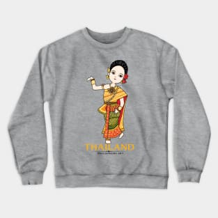 Thai Dancing Art Crewneck Sweatshirt